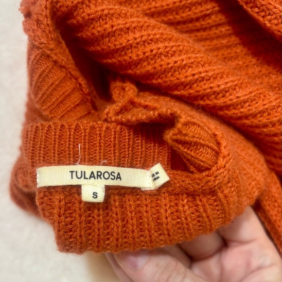 Sweater Orange Crew Neck by Tularosa - Picture 7 of 8